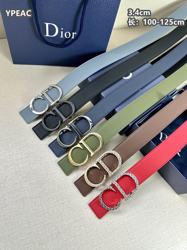 Dior belt 34mmX100-125cm 8L07